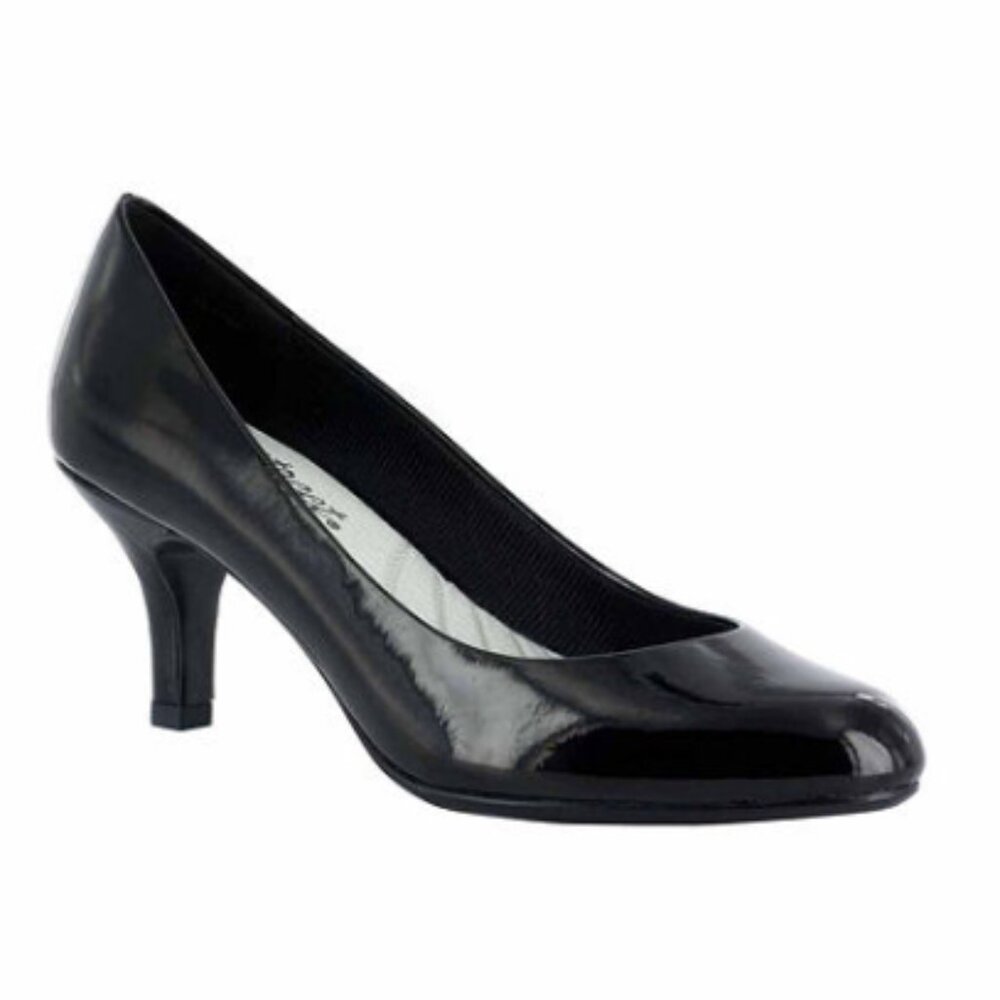 Women's Passion Pumps by Easy Street in Black Patent (Size 7 M)